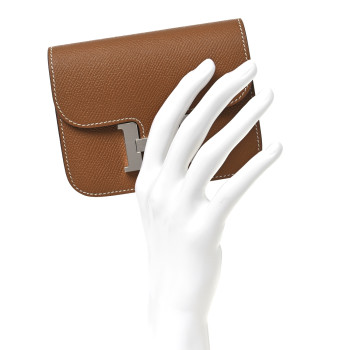 HERMES Epsom Constance Slim Wallet Gold
