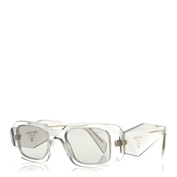 PRADA Acetate Symbole Sunglasses SPR 17W Transparent Gold