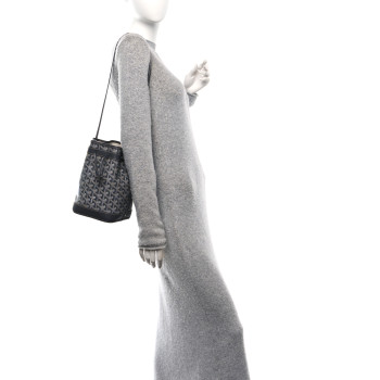 GOYARD Goyardine Petit Flot Bucket Bag PM Grey