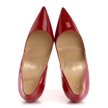 CHRISTIAN LOUBOUTIN Patent So Kate 120 Pumps 40 Loubi