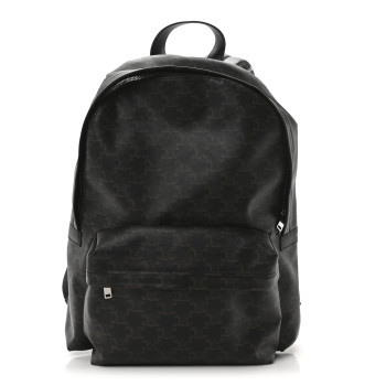 CELINE Triomphe Canvas XL Calfskin Backpack Black