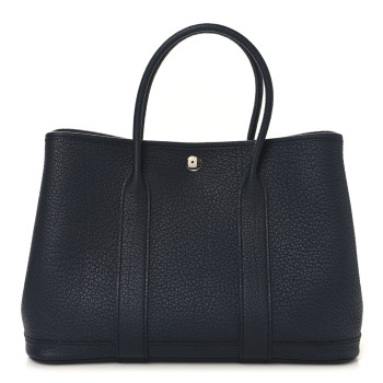 HERMES Negonda Garden Party 30 TPM Bleu Indigo