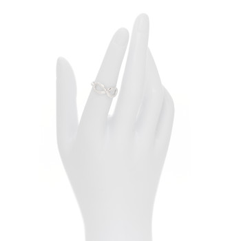 TIFFANY Sterling Silver Infinity Ring 50 5.5