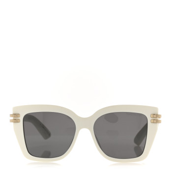 CHRISTIAN DIOR Acetate CDior S1I Square Sunglasses Ivory