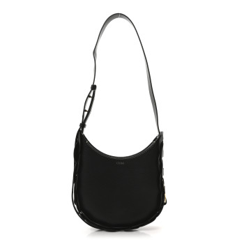 CHLOE Small Grain Smooth Calfskin Small Darryl Hobo Black