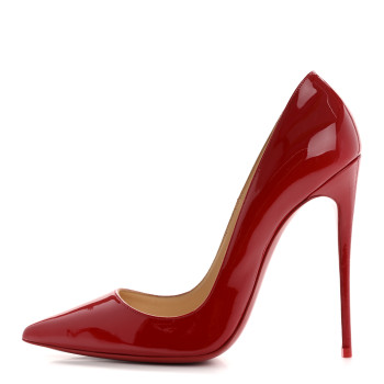 CHRISTIAN LOUBOUTIN Patent So Kate 120 Pumps 40 Loubi