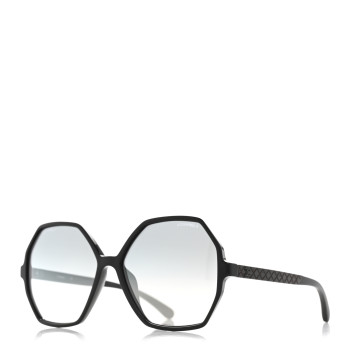 CHANEL Acetate Sunglasses 71333A Black