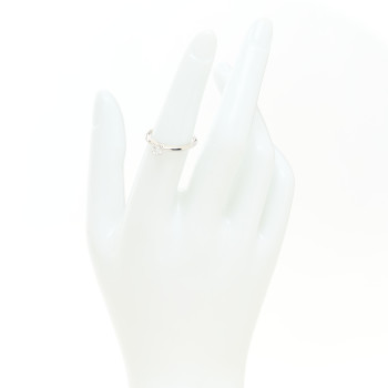 TIFFANY Platinum Diamond .19ct Solitaire Engagement Ring 51 5.75