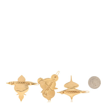 LOUIS VUITTON Murakami Hair Barrettes Set of 3