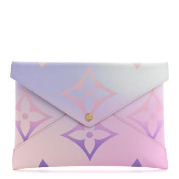 LOUIS VUITTON Monogram Giant Spring in the City Kirigami Pochette Set Sunrise Pastel Midnight Fuchsia Sunset Kaki LOUIS VUITTON Monogram Giant Spring in the City Kirigami Pochette Set Sunrise Pastel Midnight Fuchsia Sunset Kaki