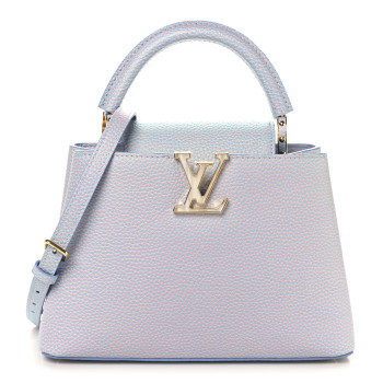 LOUIS VUITTON Taurillon Summer Stardust Capucines BB Lilas Purple