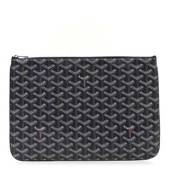 GOYARD Goyardine Senat MM Pocket Navy