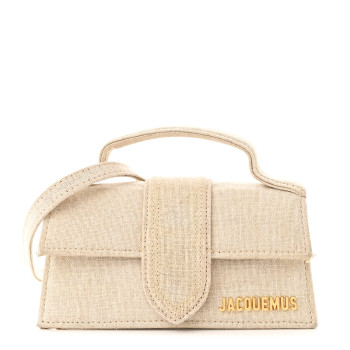 JACQUEMUS Linen Le Bambino Light Greige