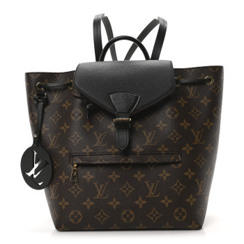 LOUIS VUITTON Monogram Montsouris PM Black