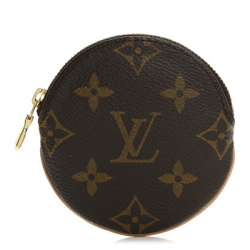 LOUIS VUITTON Monogram Round Coin Purse