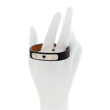 HERMES Swift As De Coeur Bracelet T2 Black