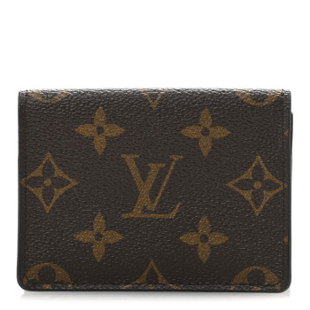 LOUIS VUITTON Monogram Envelope Business Card Holder
