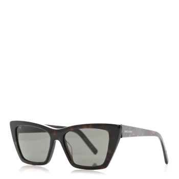 SAINT LAURENT Acetate Mica Cat Eye Sunglasses SL 276 Tortoise