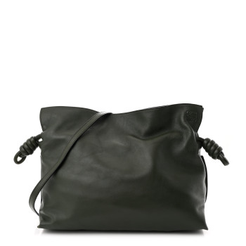 LOEWE Nappa Medium Flamenco Knot Bag Vintage Khaki