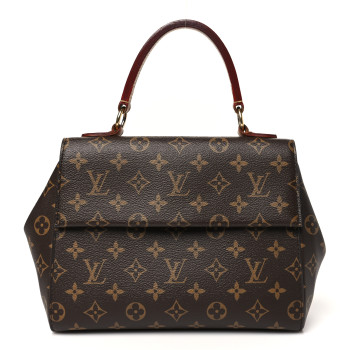 LOUIS VUITTON Monogram Cluny BB Bordeaux Fuchsia