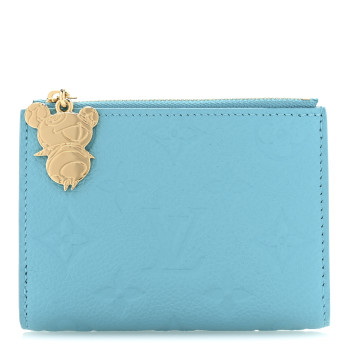 LOUIS VUITTON X TM Empreinte Monogram Lisa Wallet Kabira Blue