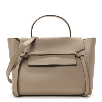 CELINE Grained Calfskin Small Belt Bag Dune