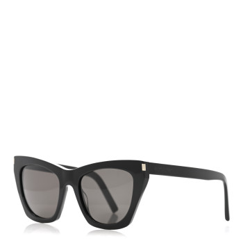 SAINT LAURENT New Wave SL214 Kate Cat Sunglasses Black