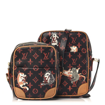 LOUIS VUITTON Catogram Paname Set Marron