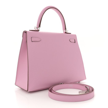 HERMES Epsom Kelly Sellier 25 Mauve Sylvestre