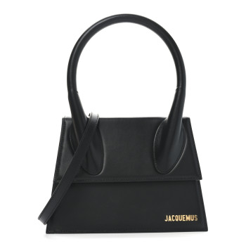 JACQUEMUS Smooth Calfskin Le Grand Chiquito Black