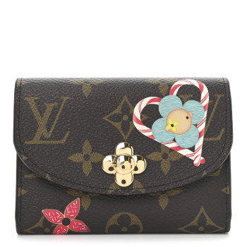 LOUIS VUITTON Monogram 2024 Christmas Animation Candy Factory Rosalie Coin Purse Candy Red