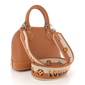 LOUIS VUITTON Epi Jacquard Alma BB Honey Gold