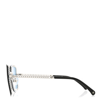 CHANEL Chain Square Sunglasses 4244 Blue