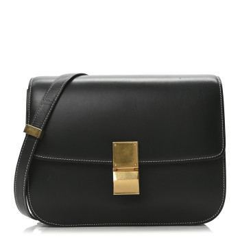 CELINE Box Calfskin Medium Classic Box Flap Bag Amazone