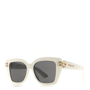 CHRISTIAN DIOR Acetate CDior S1I Square Sunglasses Ivory