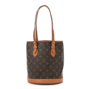 LOUIS VUITTON Monogram Petit Bucket 23