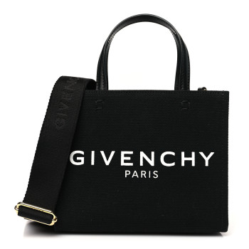 GIVENCHY Canvas Mini Bond Shopper Tote Black