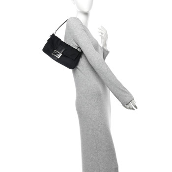 FENDI Neoprene Baguette Black