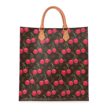 LOUIS VUITTON Monogram Cerises Sac Plat LOUIS VUITTON Monogram Cerises Sac Plat
