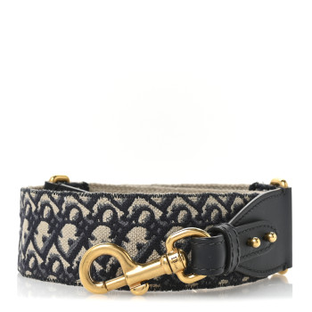 CHRISTIAN DIOR Oblique Shoulder Strap Blue