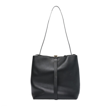 PROENZA SCHOULER Nappa Frame Shoulder Bag Black Purple