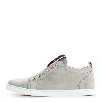 CHRISTIAN LOUBOUTIN Suede Mens Fique A Vontade Sneakers 42.5 Goose