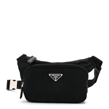 PRADA Re-Nylon Saffiano Belt Bag Black