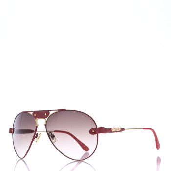 CHLOE Tamaris Aviator Sunglasses CL 2104 Gold Red