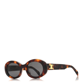 CELINE Acetate Triomphe 01 Sunglasses CL 40194U Tortoise
