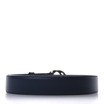 GUCCI Moon Calfskin Interlocking G 37mm Belt 85 34 Cobalt Blue