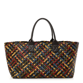 BOTTEGA VENETA Nappa Intrecciato Medium Cabat Multicolor