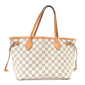 LOUIS VUITTON Damier Azur Neverfull PM