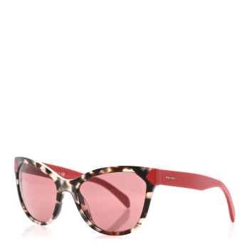 PRADA Acetate Sunglasses SPR 21S Tortoise Red