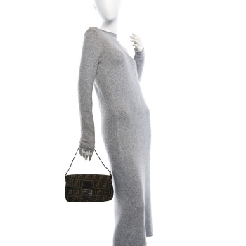 FENDI Zucca Baguette Tobacco